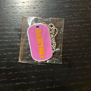 Justin Bieber Believe Necklace